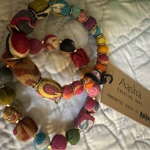 Colorful Beaded Bracelet Set